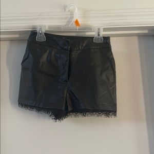 Pleather Shorts